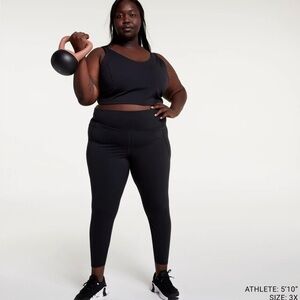 CALIA High Rise 7/8 Inspire Leggings Black Size 3X Carrie Underwood